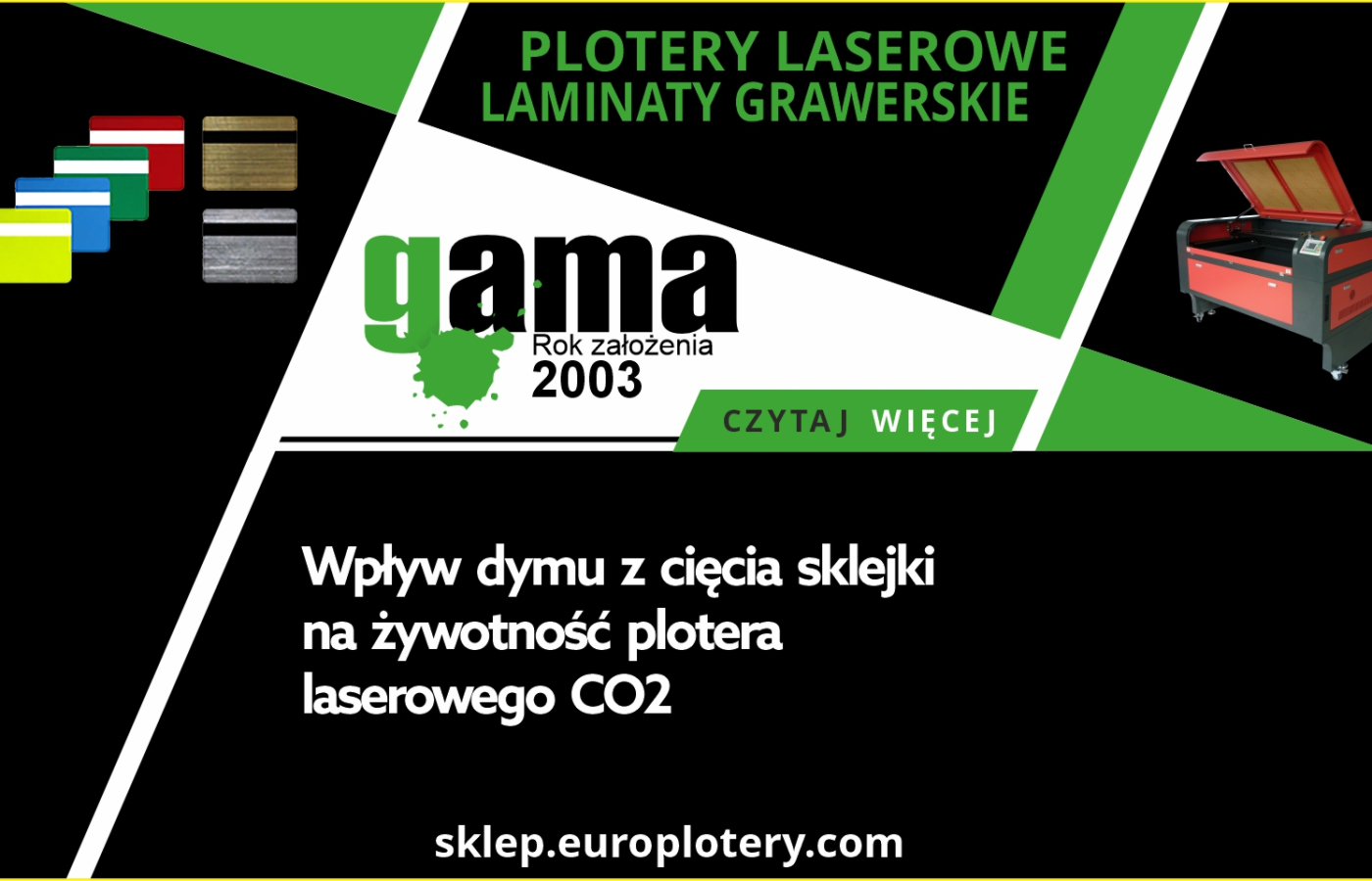 Wpływ dymu z cięcia sklejki na żywotność plotera laserowego CO2